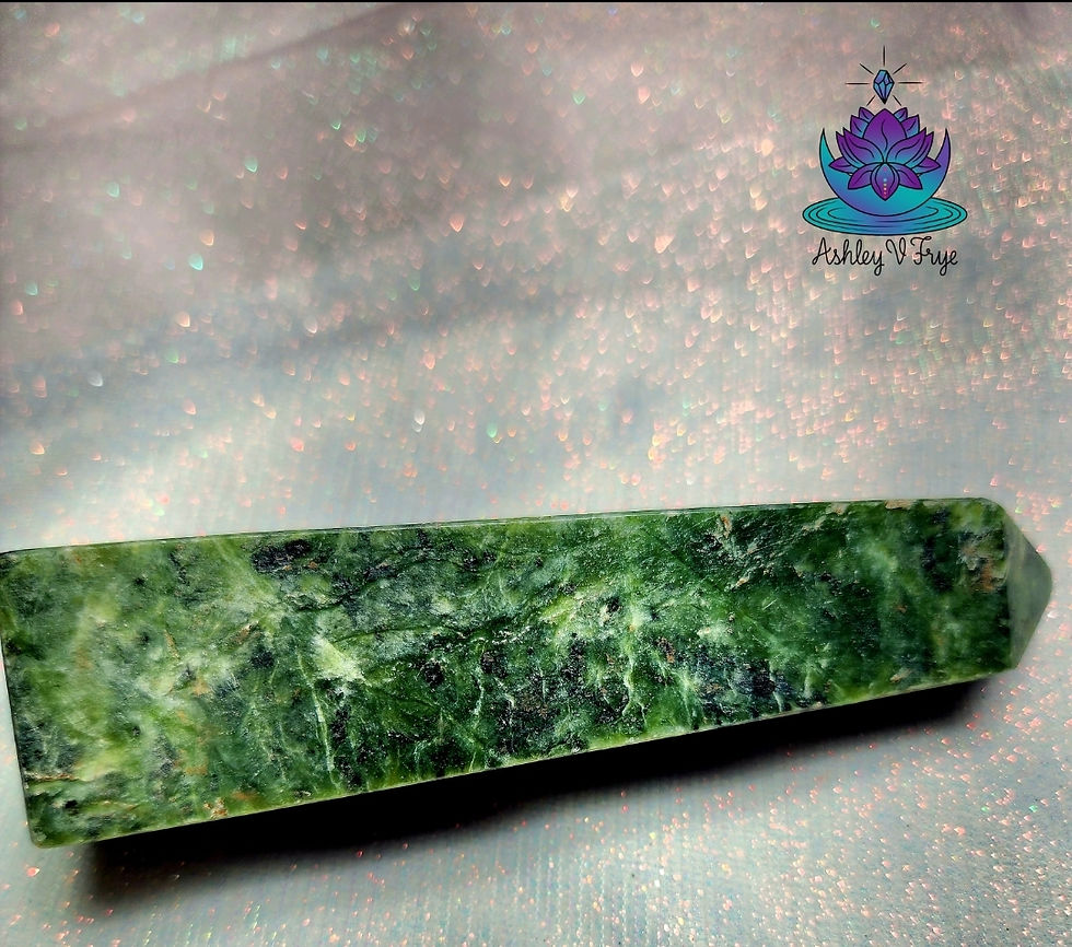 Thumbnail: Nephrite jade Obelisk 💗