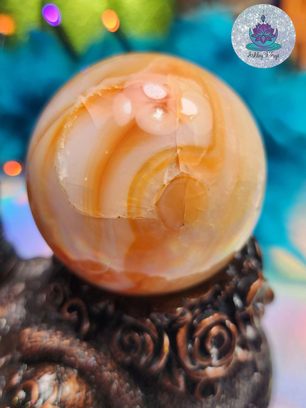Thumbnail: Carnelian sphere 🔮