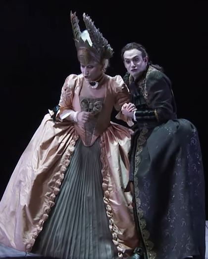 Salome Jicia as Semiramide, Franco Fagioli as Arsace