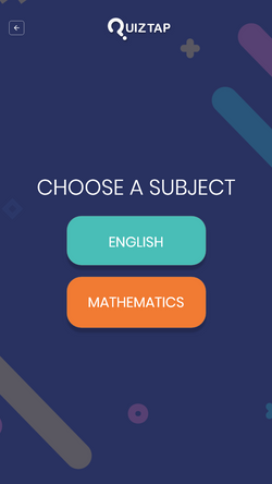 Choosing a subject page