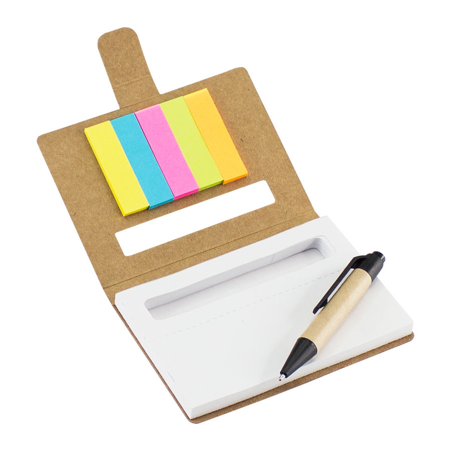 Miniatura: $ 1.090 + iva Memo Set con Boligrafo Logo Serigrafia 100 unid