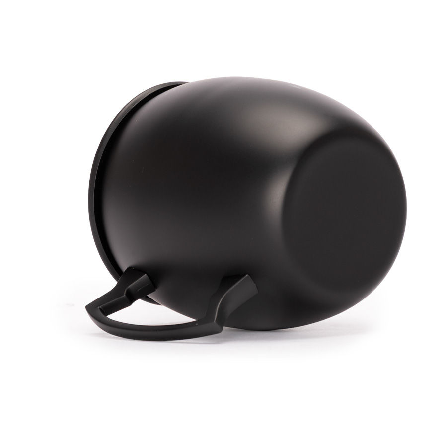 Miniatura: $ 5.990 + iva Tazón metálico "MATT BLACK" 400cc con logo 50unid