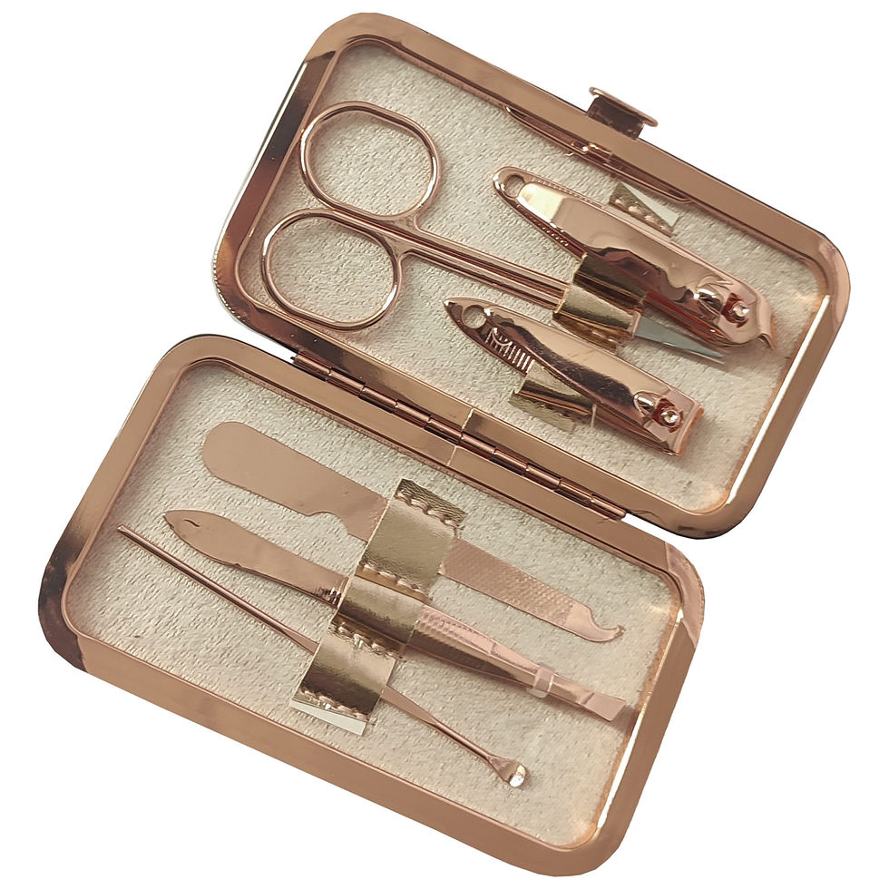 Miniatura: $ 5990 + iva Set Manicure Encobrizado VA55 Grabado Laser 50 unid