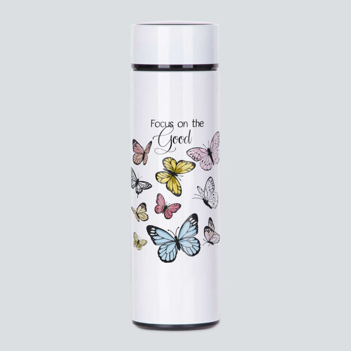 Miniatura: $7.990 + iva TERMO DIGITAL BS DE ACERO INOX DE 450 ML Full Color 25 Unid