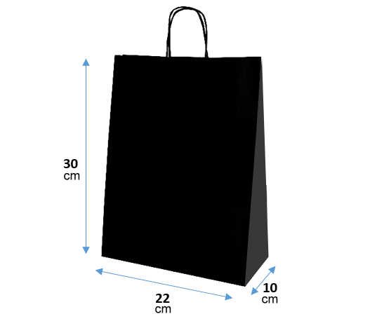 $ 350 + iva Bolsa Kraft 22x30x10 Serigrafia 1 color 1 cara 500unid