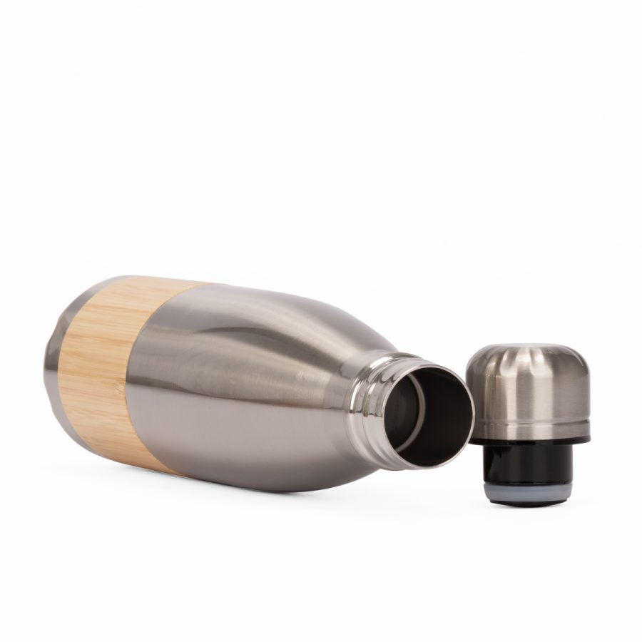 Miniatura: $ 7.990 + iva Botella Acero Inox Estocolmo 500ml con logo 50unid