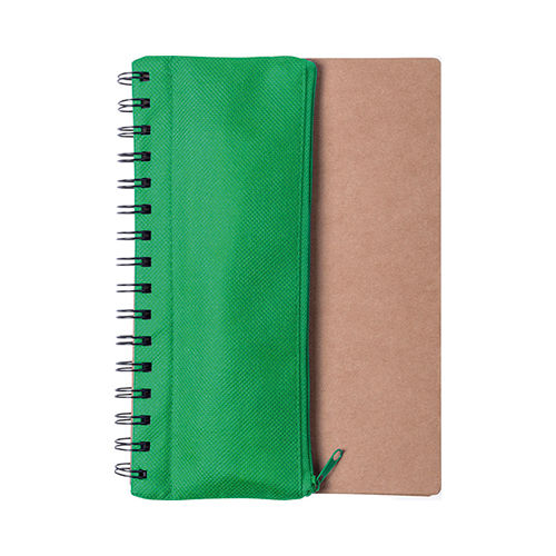 Miniatura: $ 2.490 + iva Libreta Ecológica Estuche y Lapiz Serigrafia 1 color 100 unid