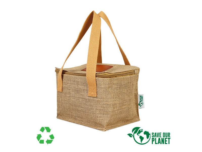 Miniatura: $ 4.790 + iva Cooler Bag Yute Serigrafia/Bordado 30 unid