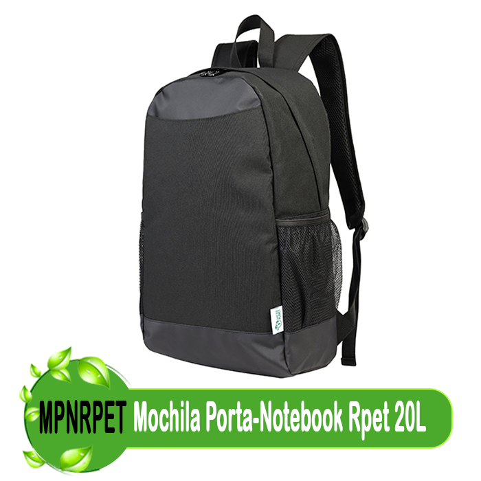 $ 11.900 + iva Mochila Porta Notebook RPET Bordado/Estampado 30 unid