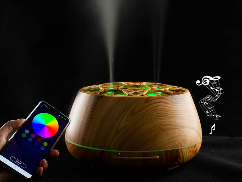 Miniatura: $ 35000 + iva Difusor de Aroma con música B53  Grabado Laser 20 unid
