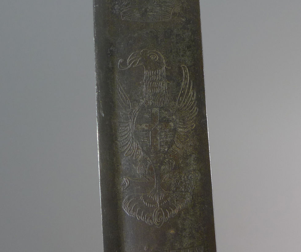 Thumbnail: Rare Antique 18th C. French Sword Sabre Engraved "Vive le Roi" #8