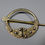 Thumbnail: Antique Silver Gilt Penannular Tara Brooch Cloak Pin Edmund Johnson Dublin main