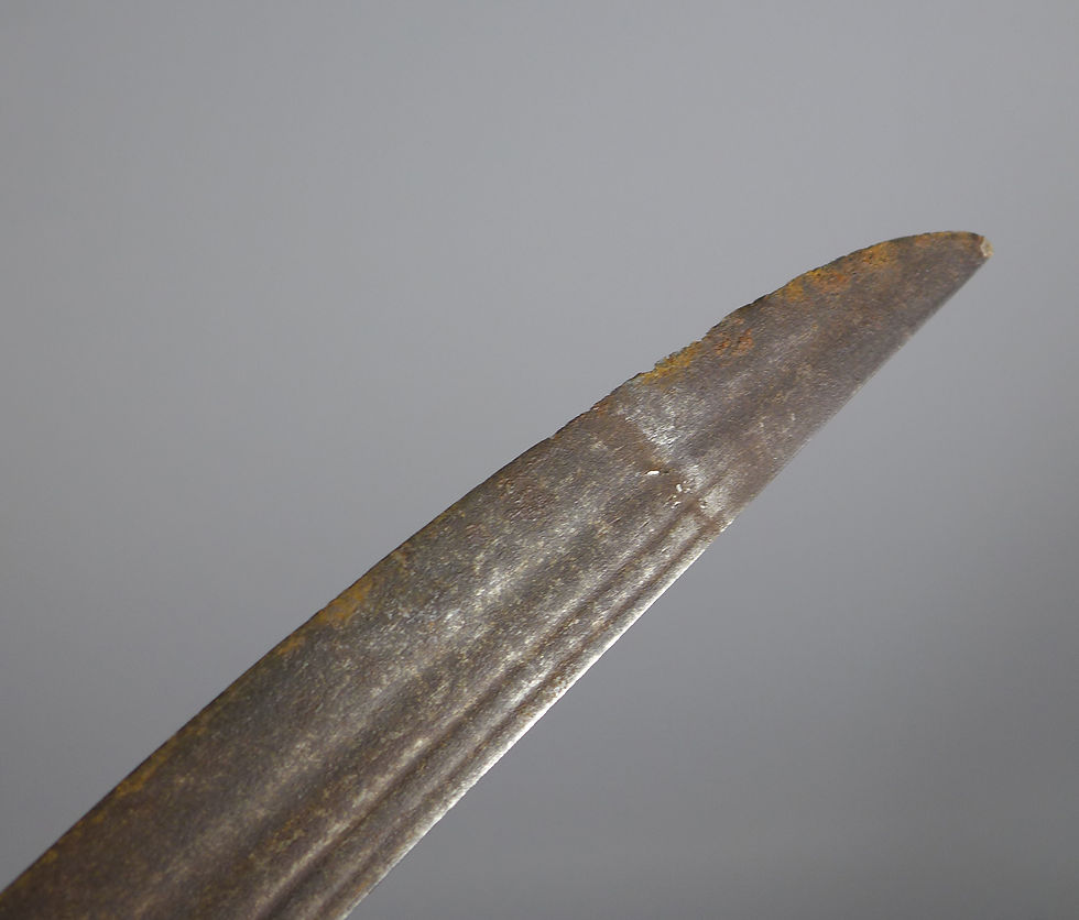 Thumbnail: Antique Vietnamese Guom Sword in Scabbard #5