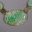Thumbnail: Fine Vintage Chinese 14ct Gold and Carved Jade Necklace and Bracelet #5