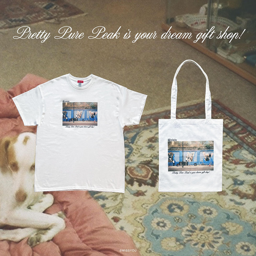 Collaboration item with Girlside. T-SHIRTS&TOTE BAG