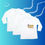 Miniatura: Kit 3 Peças - Camiseta Branca Escolar Manga Longa - 1 ao 3
