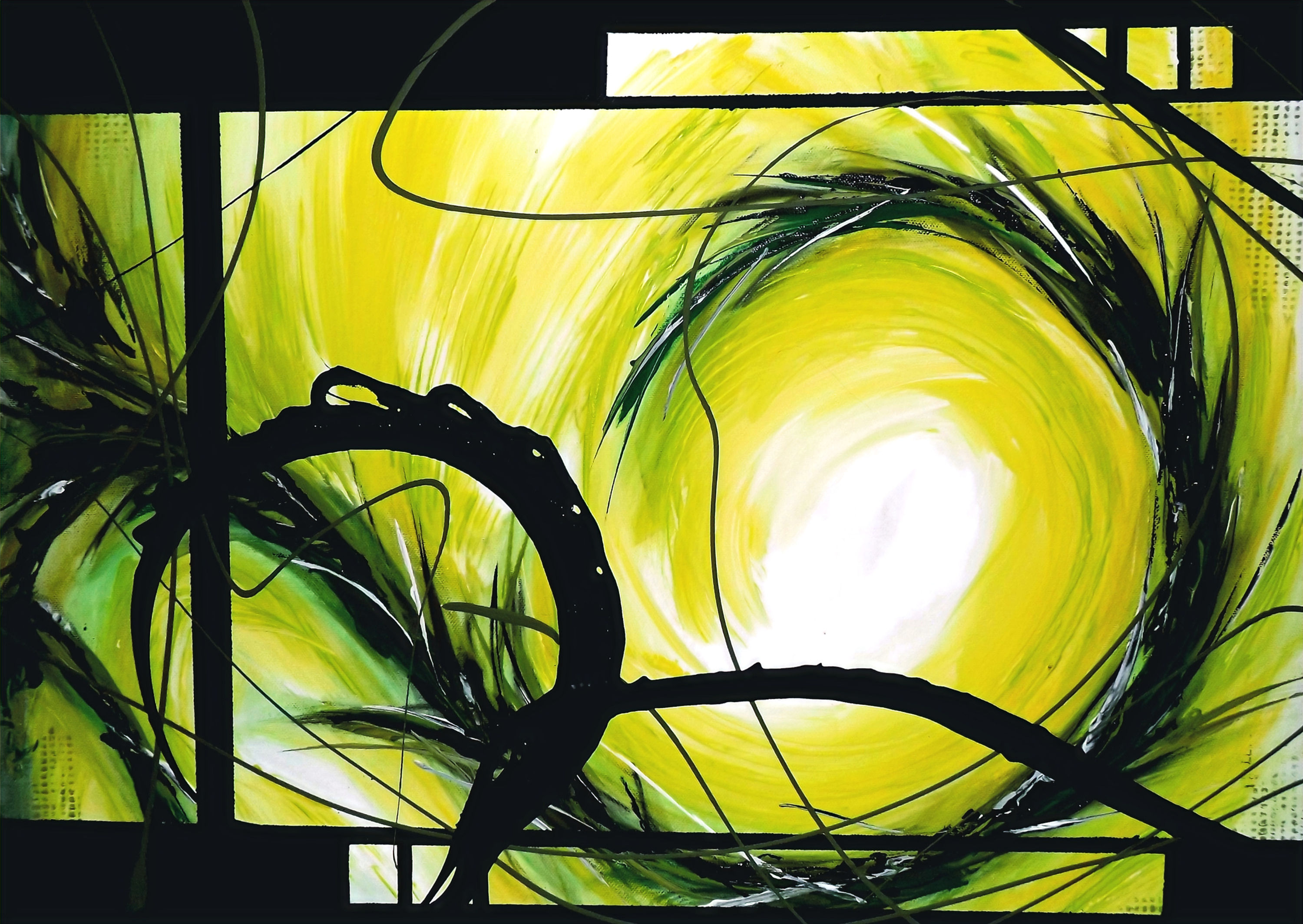 Die zweite Verbindung - Kunstdruck auf Leinwand