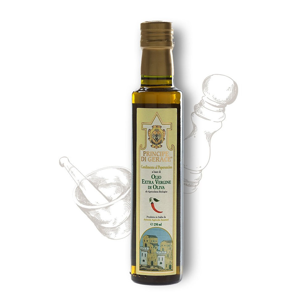 Miniatura: Mediterranea food Box Degustazione di 6 oli aromatizzati da 250ml
