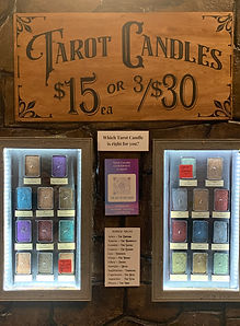 Tarot Candle Display
