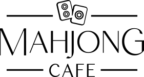  Mahjong Cafe logo black and white Naples FL