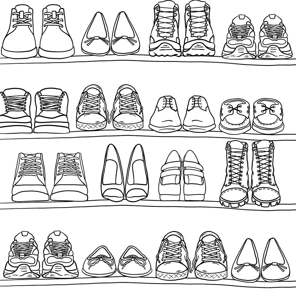 Thumbnail: Shelves Colouring Book