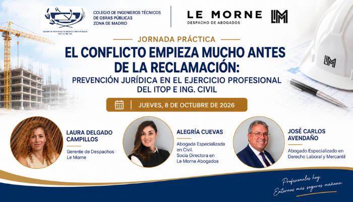JORNADA JURÍDICA SOBRE PREVENCIÓN JURÍDICA EN EL EJERCICIO PROFESIONAL DEL ITOP E ING. CIVIL