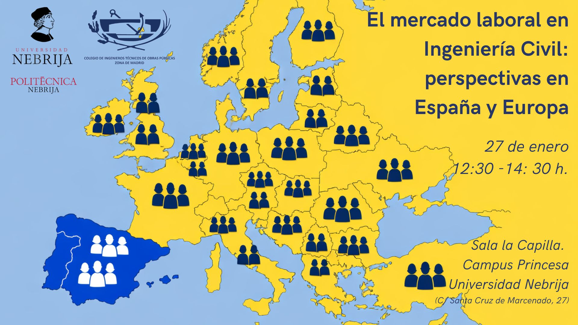 El mercado laboral en Ingeniería Civil: perspectivas en España y Europa