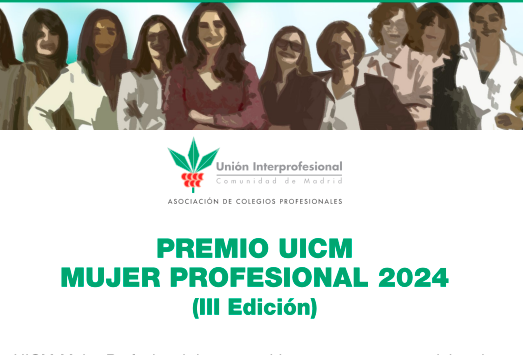 Convocada la III Edición del Premio UICM Mujer Profesional