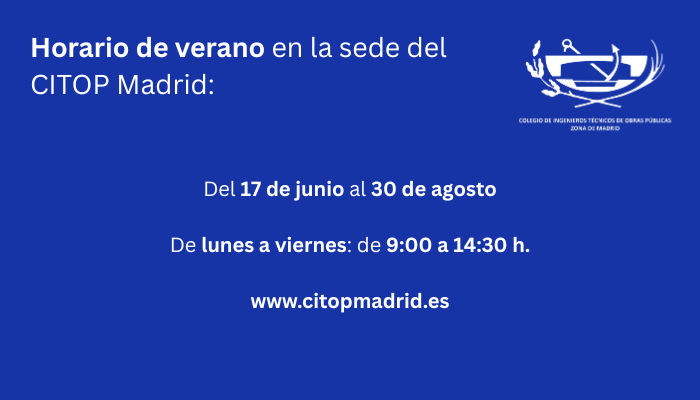 horario de verano en el CITOP Madrid