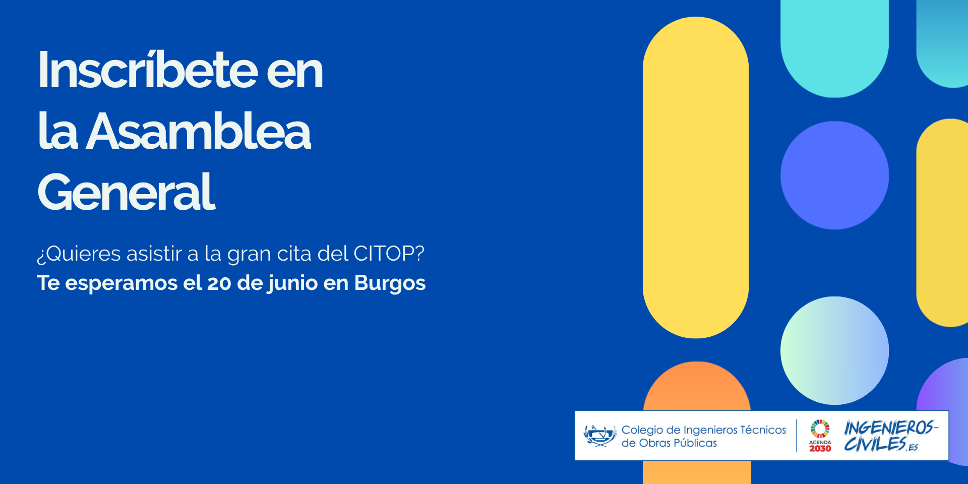 LA ASAMBLEA GENERAL DEL CITOP TENDRÁ LUGAR EL 20 DE JUNIO EN BURGOS