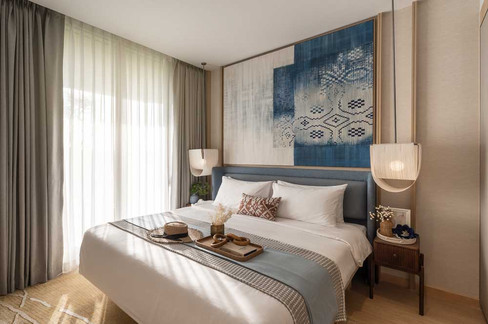 รีวิวโครงการ PEYLAA Phuket Autograph Collection Residences ดีไซน์ Modern Tropical บางเทา ภูเก็ต ภาพในห้อง ดีไซน์ภายใน PEYLAA Phuket คอนเซปต์ Exactly Like Nothing Else โดย Marriott ภาพส่วนกลาง สระว่ายน้ำและ Wellness Facilities ที่ PEYLAA Phuket ใกล้หาดบางเทา