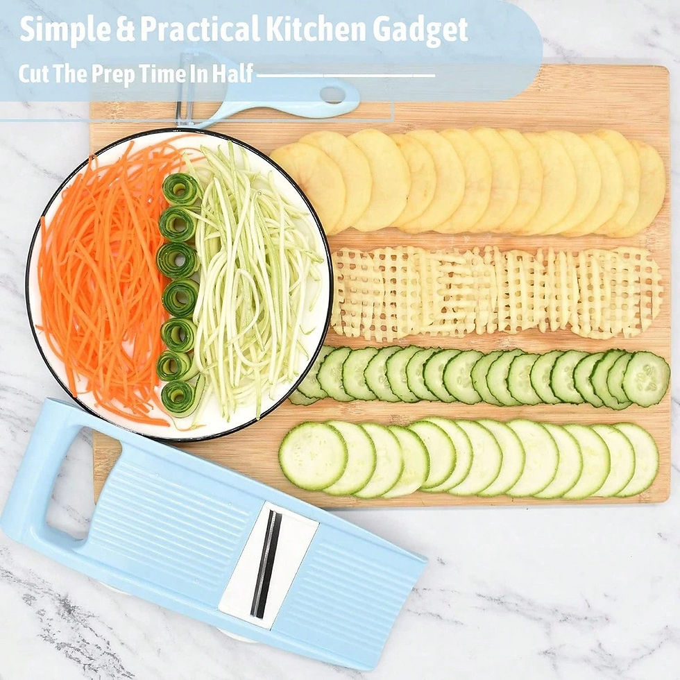 Thumbnail: 5 in1 Vegetable Fruit Slicer Multifunctional Manual Food Grater Cutter Potato Ho