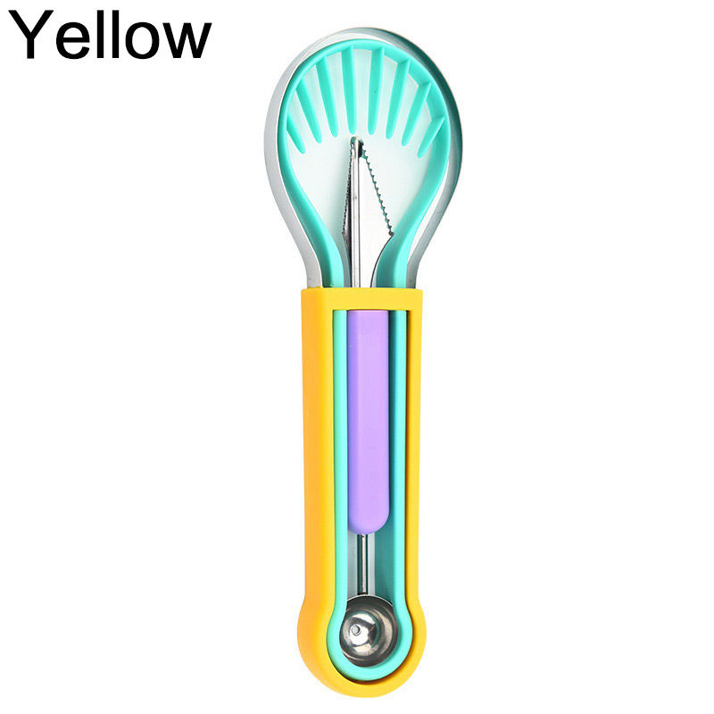 Thumbnail: JJYY 3 In 1 Avocado Slicer Shea Corer Butter Fruit Peeler Cutter Pulp Separator 