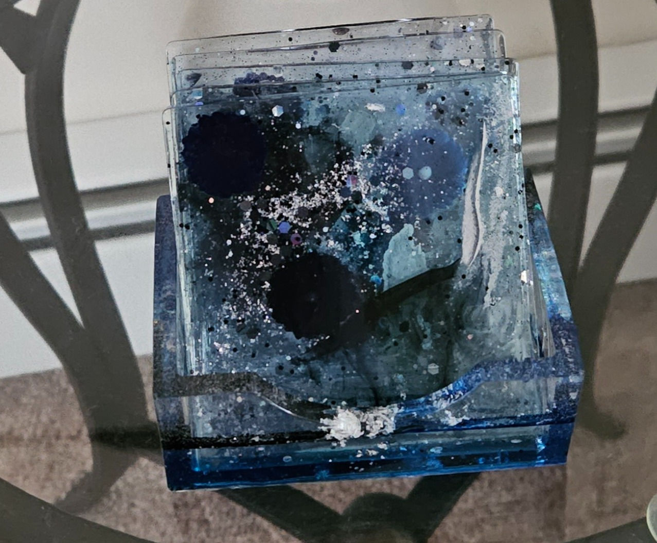 6 Piece Square Coaster Set