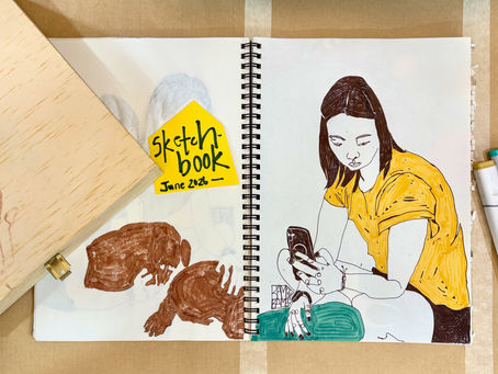 Sketchbook Drawings and The Time-Keeper's Sphere