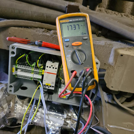 Begleitheizung Isolationsmessung