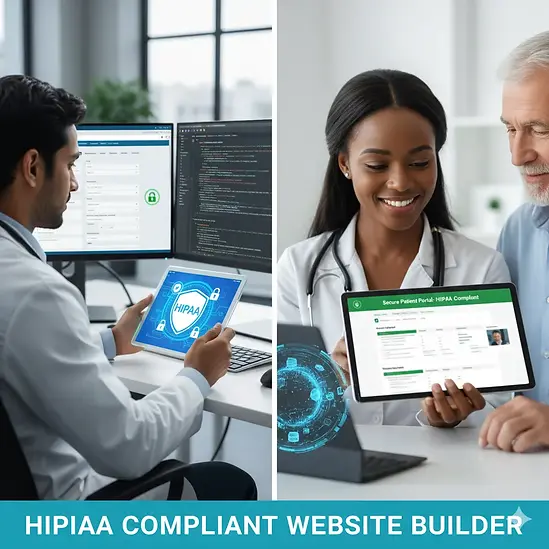 HIPAA Compliant Website Builder.webp