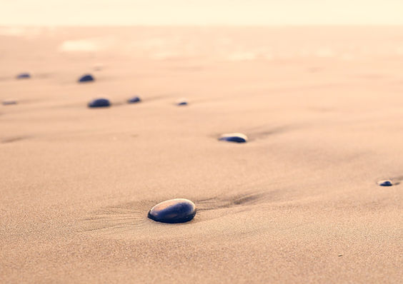 Pebbles on the Sand