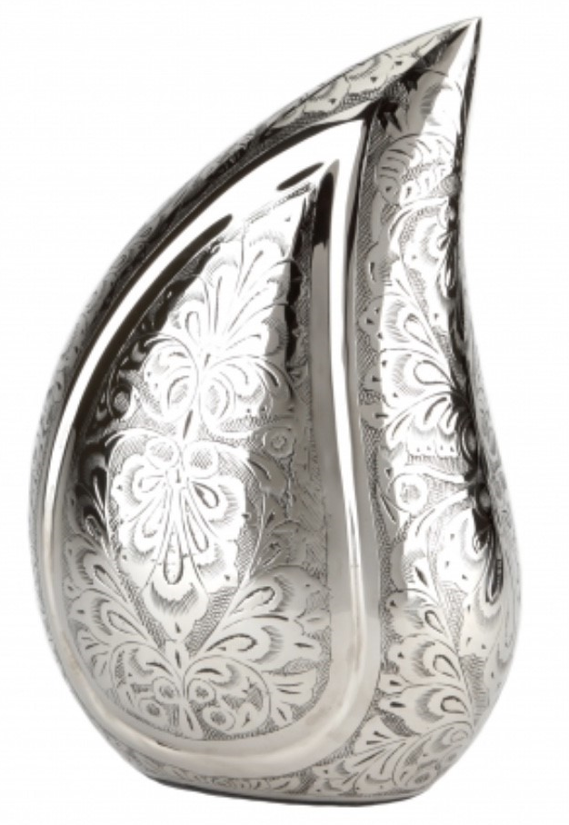 Torquay Teardrop Silver Engraved