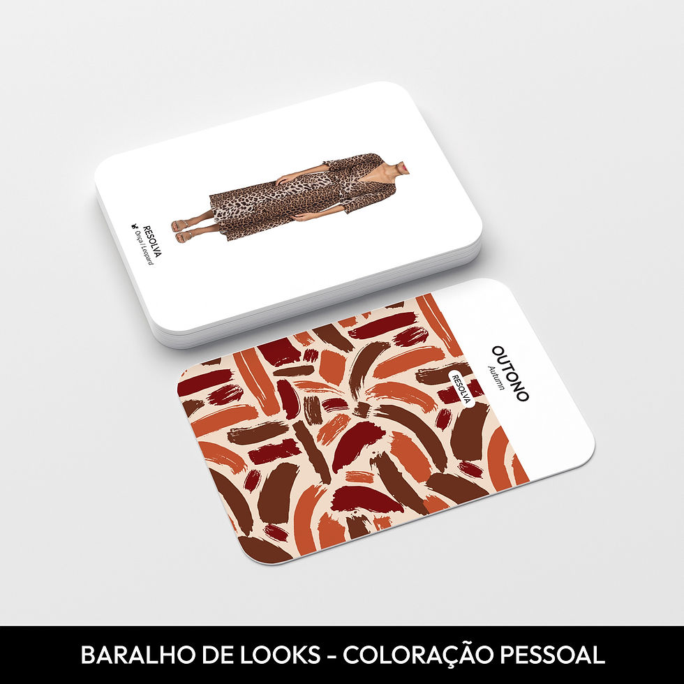 Miniatura: Baralho de Looks - Coloração Pessoal