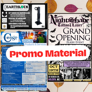 Event Flyers, Promo Material, and More