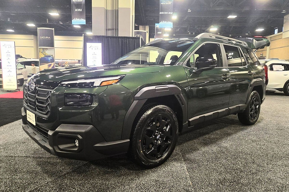 Green 2026 Subaru Outback Limited XT at Charlotte Auto Show