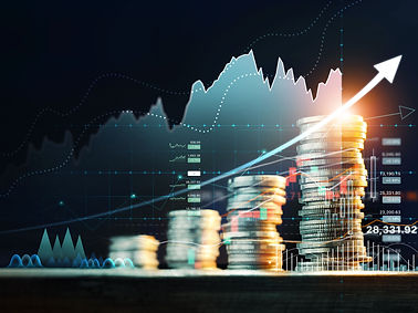 financial investment stack of coins
