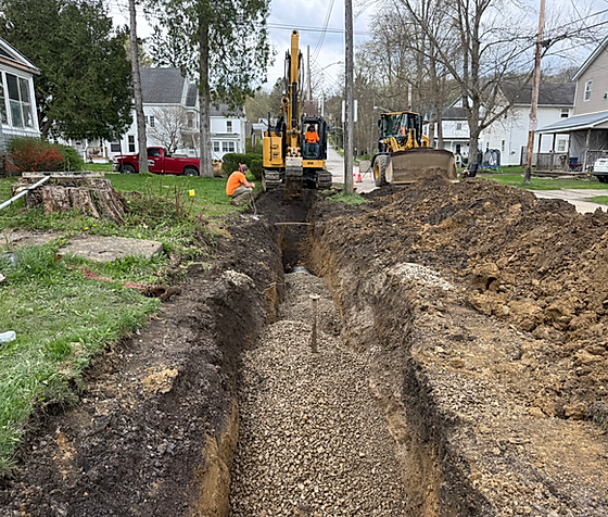 Storm Sewer System Replacement in Corry, PA.
