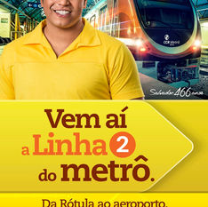 Publicidade Metrô Salvador 2015