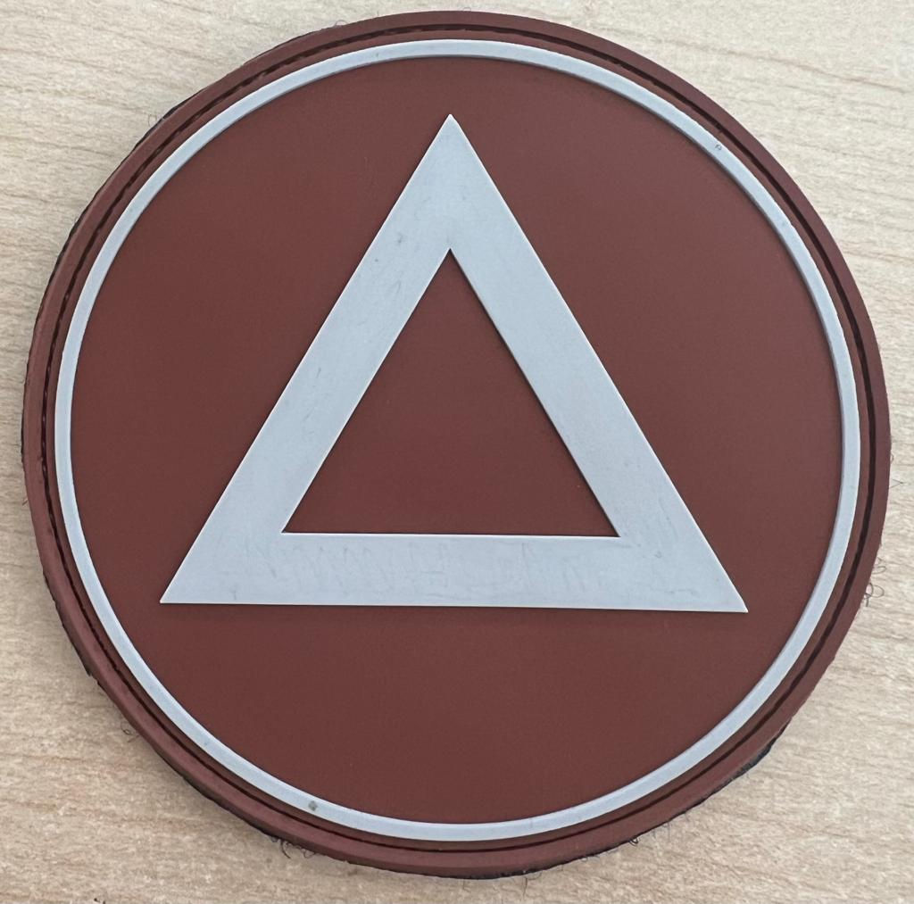 Fachdienstabzeichen Betreuung DRK Gummi Patch 3d