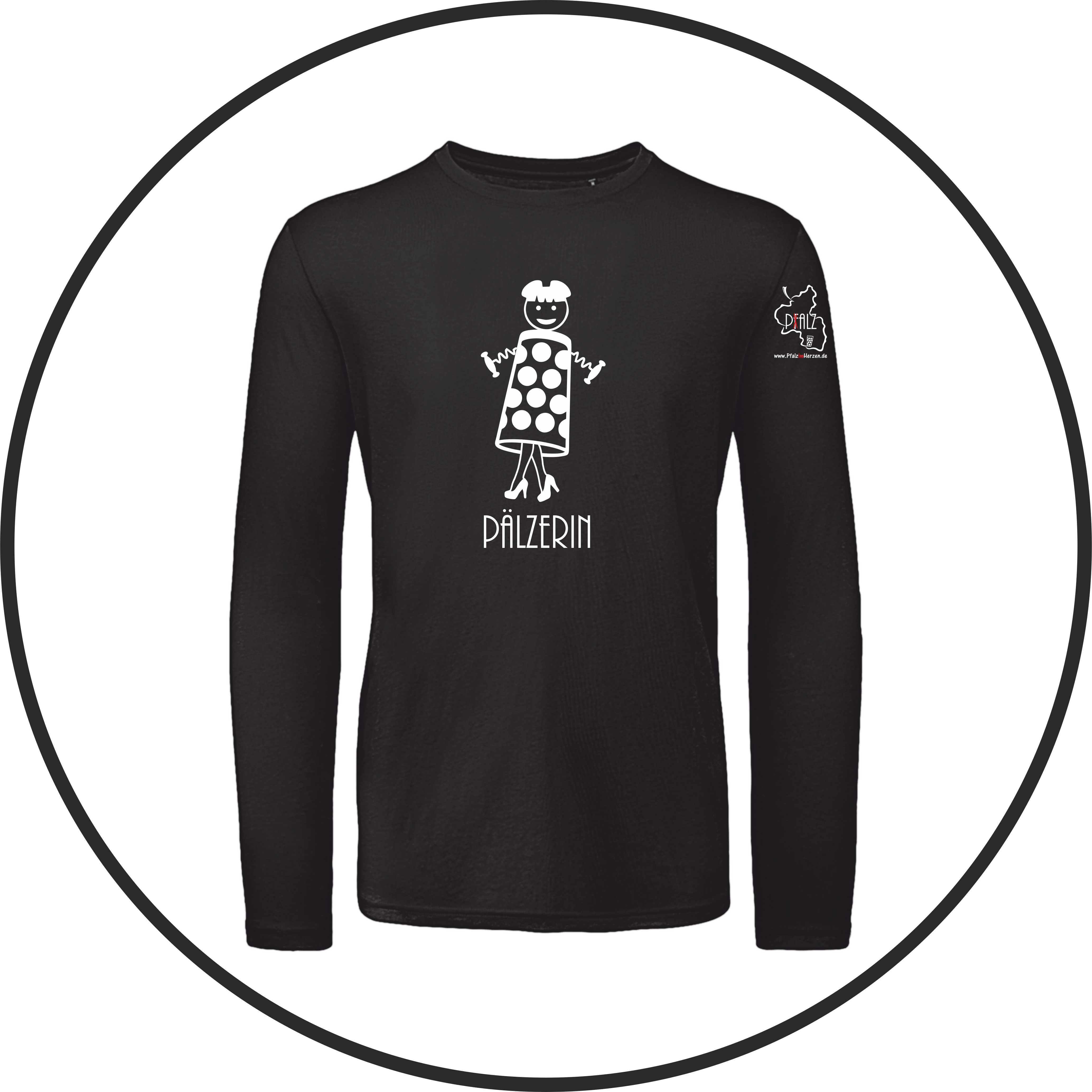 Pälzerin mit Dubbeglas Longsleeve Unisex