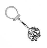 серебряный брелок