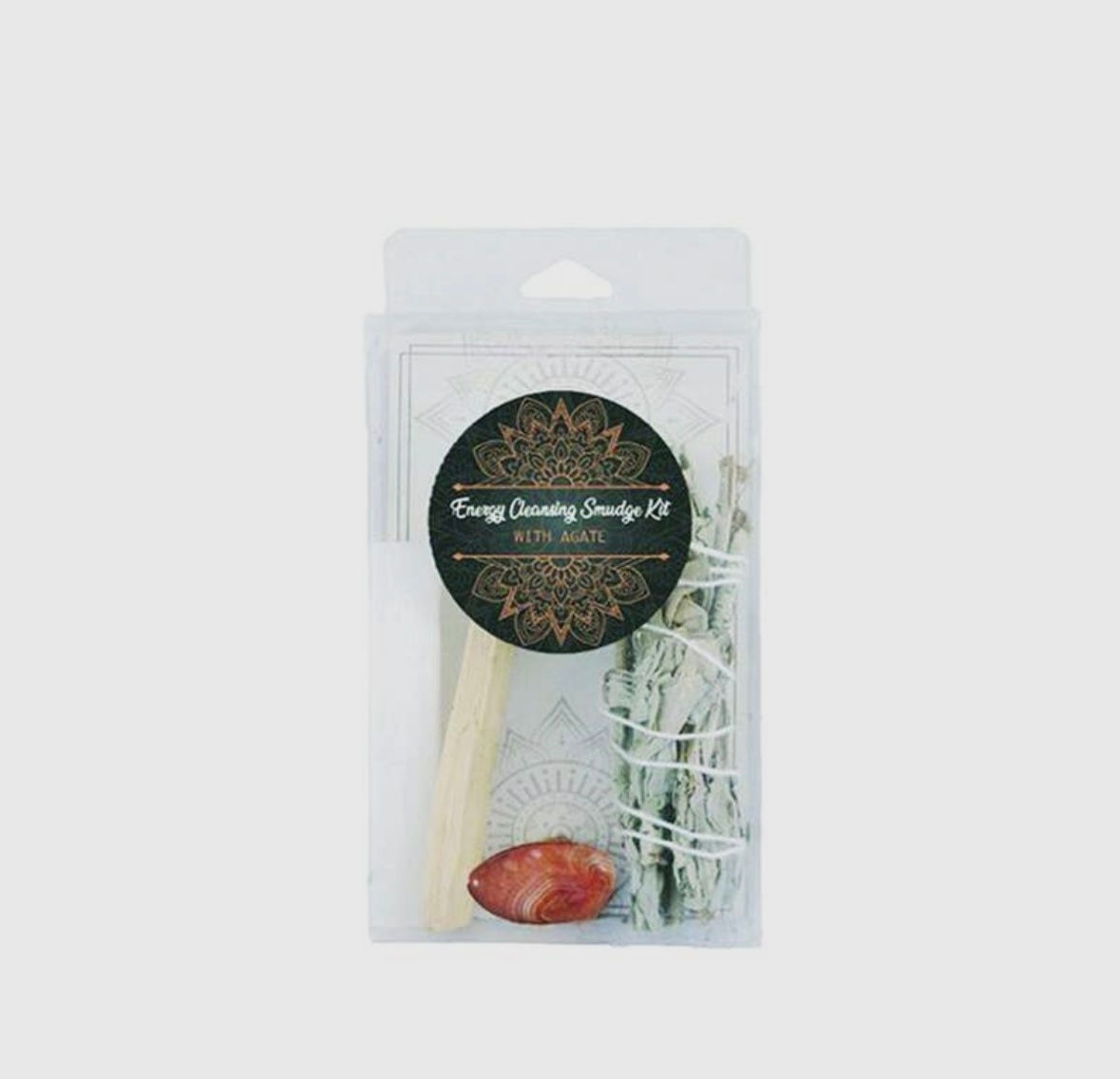 Agate Energy Cleansing Smudge Kit