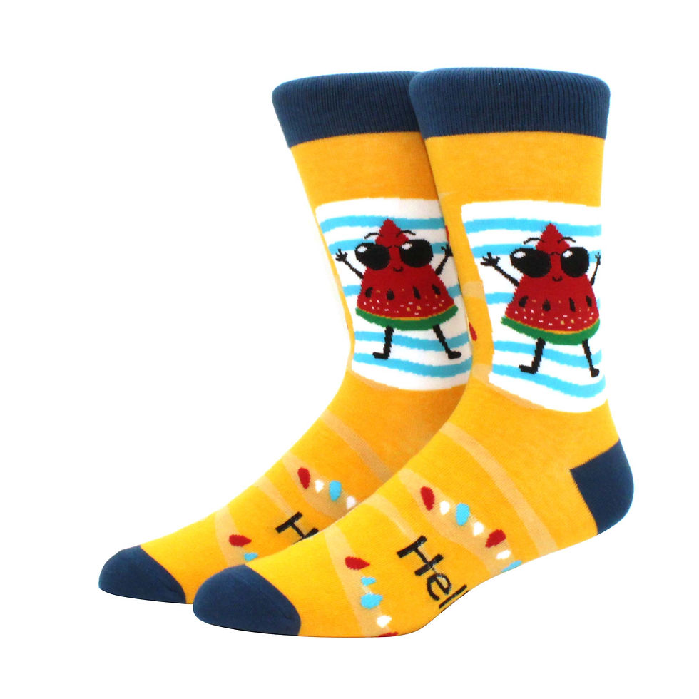 Thumbnail: Visament Colorful Mens Sock